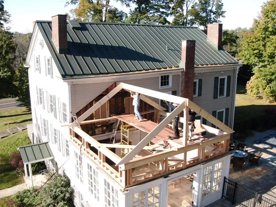 Residential framing project by HH&M Construction
