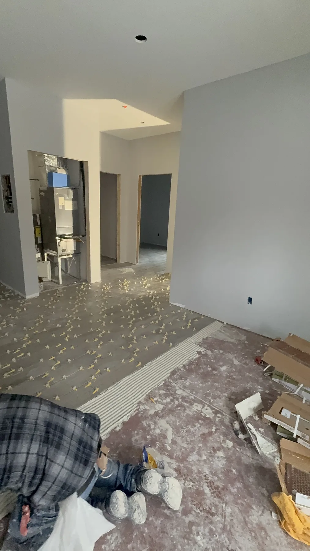 Interior flooring renovation project by HH&M Construction