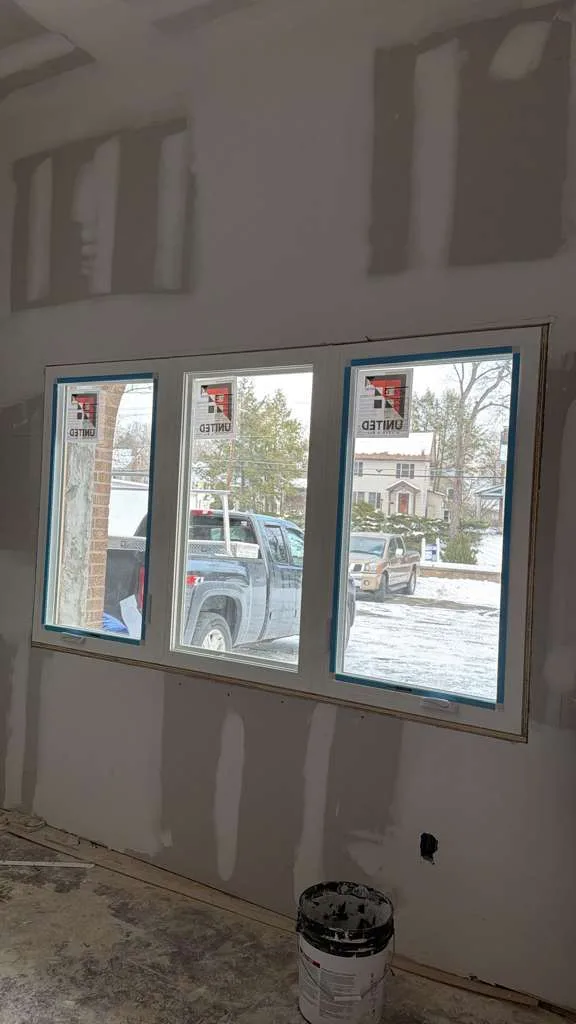 Window installation work